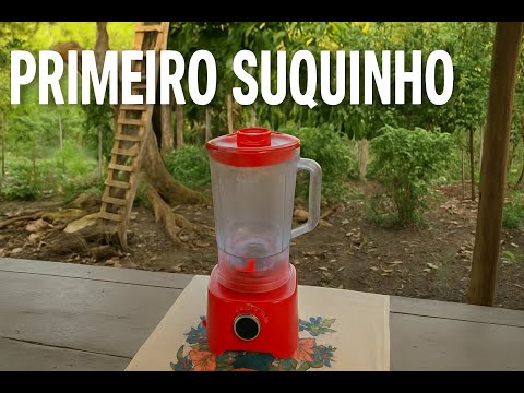 Primeira vez batendo suco na roça… e foi especial demais.