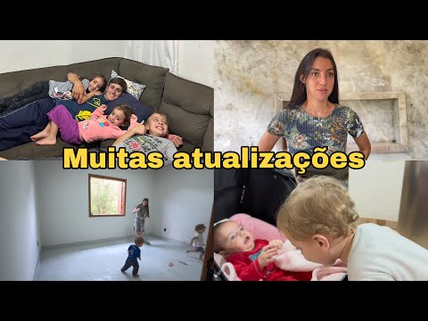 VEJA COMO ESTÁ A OBRA DO SÍTIO + FOMOS JANTAR NA CASA DOS MEUS CUNHADOS