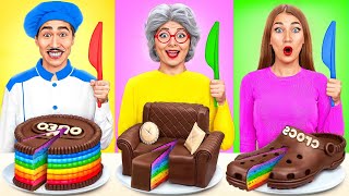 Me vs Grandma Cooking Challenge | Epic Food Battle by Mega DO Challenge