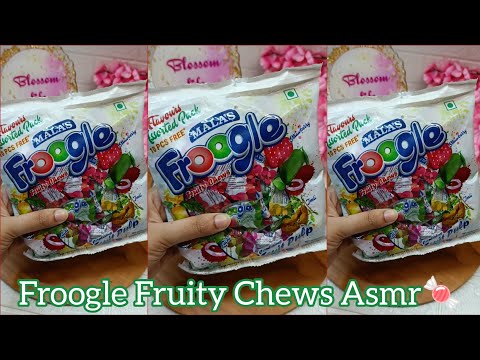 Froogle Fruity Chews Toffee Asmr🍬😍Satisfying Opening Toffee Asmr 🍬😍😋