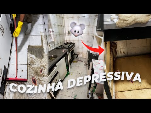 Limpando Cozinha Muito Suja | Cleaning Dirty Kitchen #cleaning #limpeza #organização #faxina #asmr