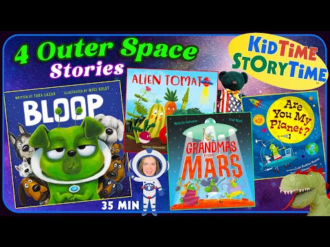Space Stories for Kids | 4 stories in 1 | 35 minute Outer Space Read Aloud