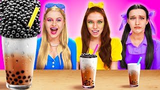 NOWE 123 GO! 🍔 ZROBILIŚMY SZALONE OGROMNE ŚREDNIE MAŁE JEDZENIE! Ostateczne wyzwanie z rozmiarami!