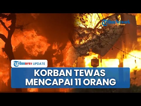 Kebakaran Hebat Los Angeles Tewaskan 11 Orang hingga Kerugian Ditaksir Lebih dari Rp 2 Ribu Triliun