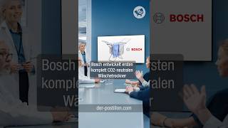 Bosch entwickelt ersten komplett CO2-neutralen Wäschetrockner