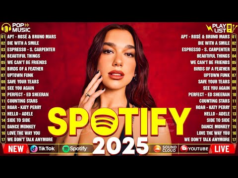 Selena Gomez, The Weeknd, Dua Lipa   Top Songs 2025Best Hits of the Year   Trending Music Playlist