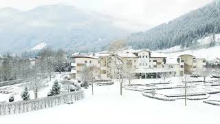 Alpenpalace in snow.