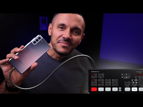 Como Usar Câmera do Celular na sua LIVE e PODCAST com APP GRÁTIS [LEIA A DESCRIÇÃO]
