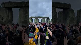 Yoga at Stonehenge winter solstice
