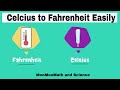Celsius to Fahrenheit Conversions