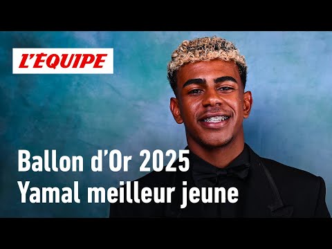 Ballon d'Or 2025 - Lamine Yamal (FC Barcelone) remporte le trophée Kopa du meilleur jeune