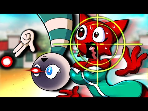 Mroona x Wyrum is Squid Game Player?! (Feat.Satoru Gojo) | Incredibox Sprunki Animation