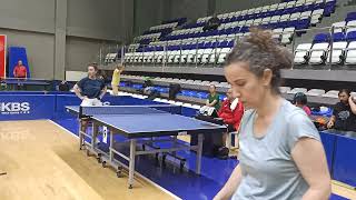 Seher Eylem 3 - Çağla Ertürk 1.                 Fethiye Veteran Masa Tenisi Turnuvası 2026