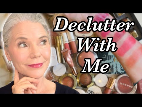 Blush/Bronzer Declutter & Organization with Mini Reviews & Swatches *relaxing*