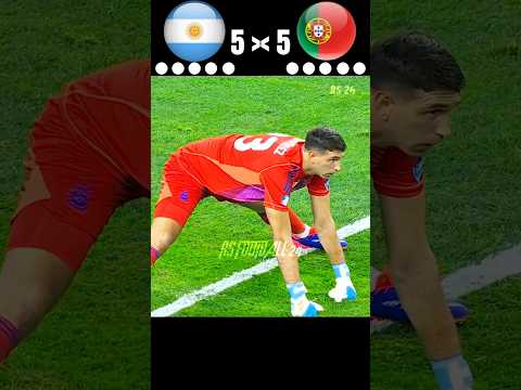 Argentina vs Portugal ๐ฅ world cup final penalty shootout imaginary #football #shorts #youtube