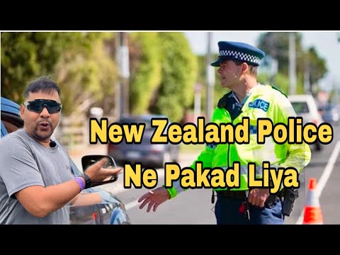 New Zealand  Po1ice  Caught Me on the Road 🚔 | Cycle Baba Adventure