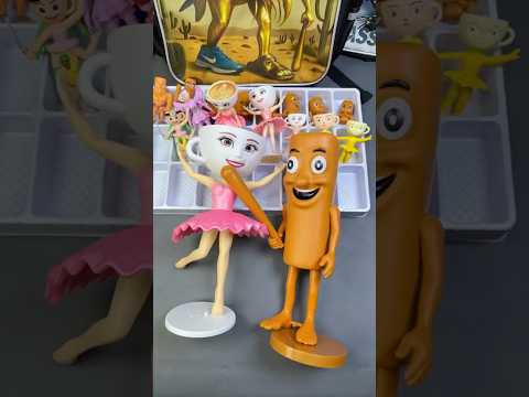 Gia đình nhân vật sơn hải kinh và tiểu thư cà phê đông vui quá #cute #diy #funnyshorts