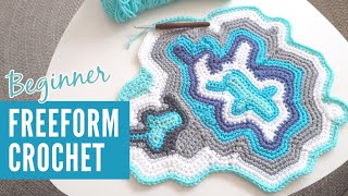 Beginner Freeform Crochet - No Patterns, No Limitations, Pure Creative Expression!