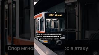 Замечание в метро Дортмунда закончилось нападением. Нападавший скрылся. #германия #новостигермании