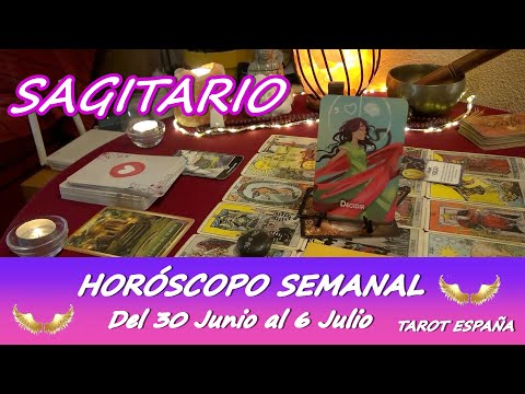 ♐️SAGITARIO SEMANA DEL 30 JUNIO AL 6 JULIO 2025🌹​🍀​​​​​​TAROT ESPAÑA