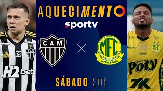 ATLÉTICO-MG X MIRASSOL | AQUECIMENTO AO VIVO | BRASILEIRÃO 2025 | #live | sportv