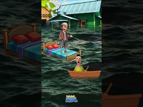 Ayah Rumah Kita Kebanjiran 😱 #kartun #lucu #viral