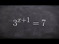 Logarithms and Exponential Equations