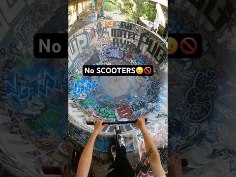 Strictly NO Scooters🚫 #short #scooter #skate #shorts #viral