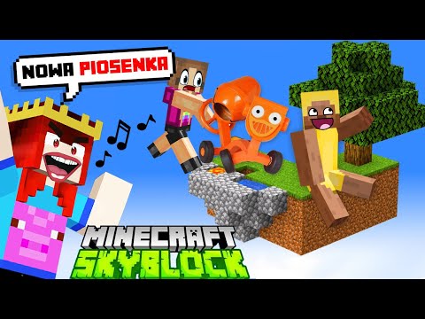 Minecraft SKYBLOCK 2, ale dostajemy LOSOWY BLOK co 30 sekund #1 🎶