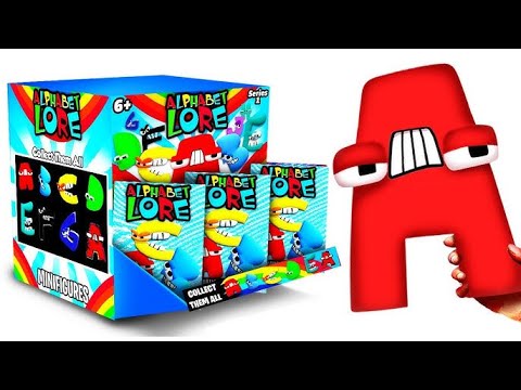 La CAJA MISTERIOSA de Alphabet Lore MÁS GRANDE! Minifiguras DE LETRAS de Alphabet Lore 📦