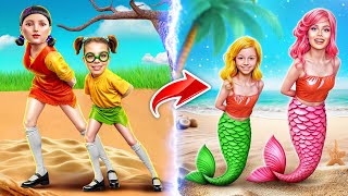 Squid Game Okulunda Denizkızı Nasıl Olunur! İnekten Denizkızına dönüşüm!