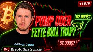 🚨BITCOIN LIVE: JETZT PUMP ODER CRASH?! 🔴 Krypto-Spätschicht LIVE✅