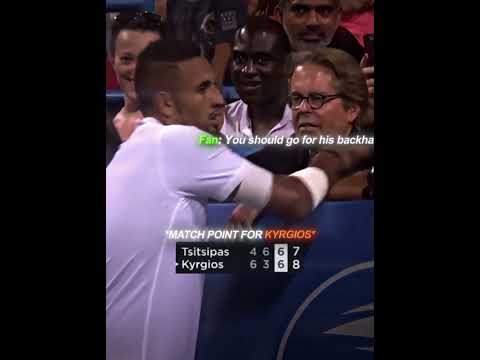 When Kyrgios Took Coaching From a Random Fan 😭