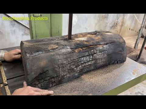 What Would You Do If You Found A Burning Log? See What This Carpenter Did!
