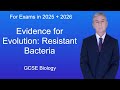 Antibiotic Resistance and Bacterial Evolution