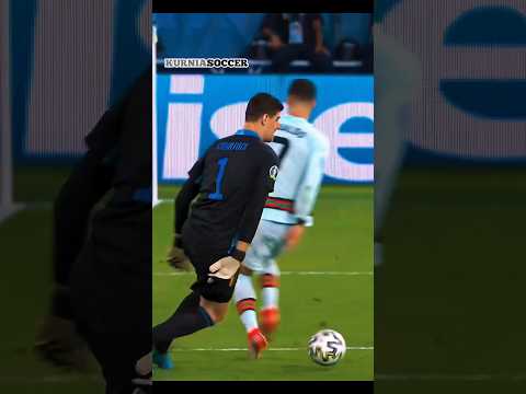 Courtois vs Ronaldo