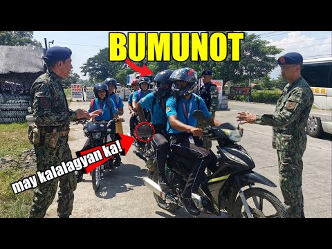 PULIS BINUNUTAN NG ESTUDYANTE SA CHECKPOINT | JASON TESORERO