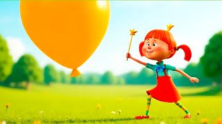 ЦВЕТНЫЕ ШАРЫ С СЮРПРИЗОМ 🎈 Изучай цвета! Песенка Царевны о мороженом и разноцветные тракторы!