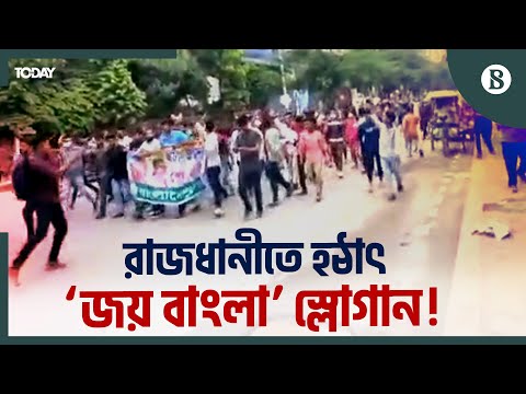 ধানমন্ডিতে হঠাৎ আওয়ামী লীগের মিছিল; ‘জয় বাংলা’ স্লোগান | Bangladesh Politics | The Business Standard
