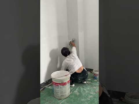 How to Prepare Tiles Wall ,​ Wall paint​ Fast & Beauty part  6034