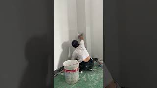 How to Prepare Tiles Wall ,​ Wall paint​ Fast & Beauty part  6034