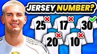 GUESS THE JERSEY NUMBER OF THE PLAYER | FOOTBALL QUIZ TRIVIA 2025