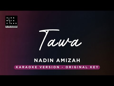 Tawa – Nadin Amizah (Original Key Karaoke) – Piano Instrumental Cover with Lyrics