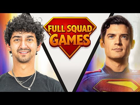 Full Squad vs Superman Cast! (Nicholas Hoult, David Corenswet, Rachel Brosnahan)