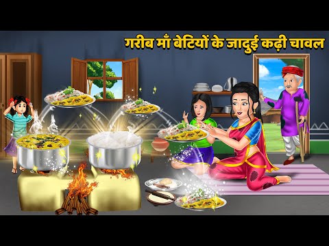 Kahani गरीब माँ बेटियों के जादुई कढ़ी चावल | Hindi Kahani | Moral Stories | Hindi Story #kadichawal