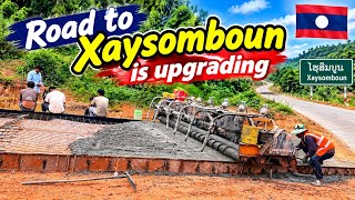Road to Xaysomboun is upgrading 