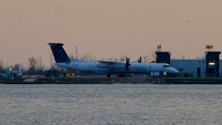 Porter Airlines Bombardier Q400 Flight YTZ-BOS
