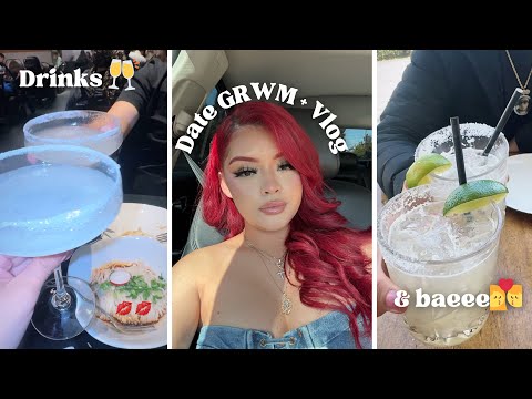 GRWM to go on a DATE + VLOG