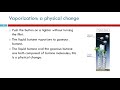 Chemical and Physical Changes in Matter