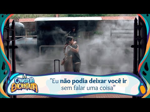 Gabriel se despede de Pilar na rodoviária | A Caverna Encantada